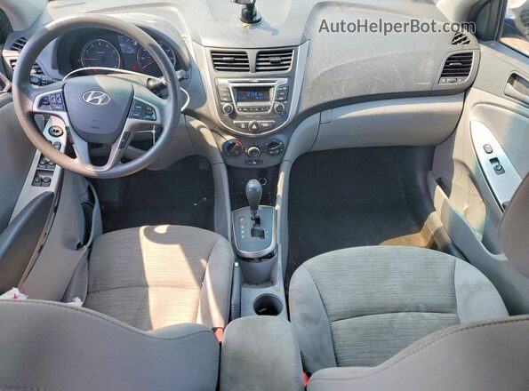 KMHCT4AE4HU347093 2017 HYUNDAI ACCENT Silver ხელსაწყოთა პანელის ხედი