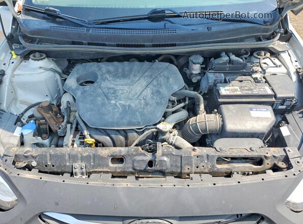 KMHCT4AE4HU347093 2017 HYUNDAI ACCENT Silver ძრავის განყოფილების ხედი
