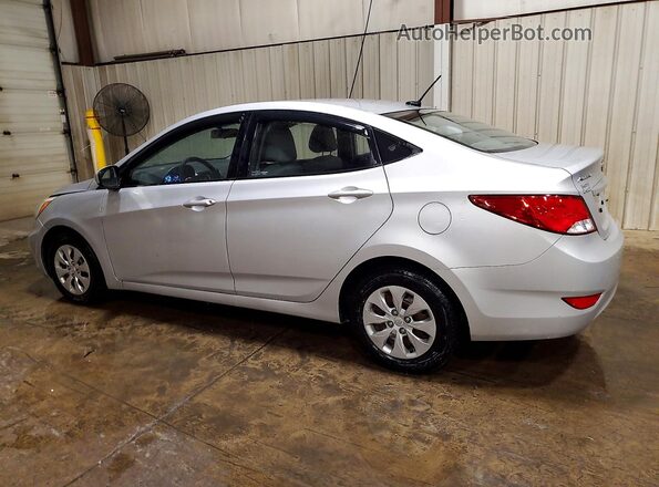 KMHCT4AE5GU004243 2016 HYUNDAI ACCENT Silver Задня ліва чверть