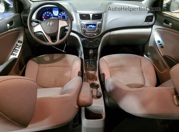 KMHCT4AE5GU004243 2016 HYUNDAI ACCENT Silver Вид панелі приладів