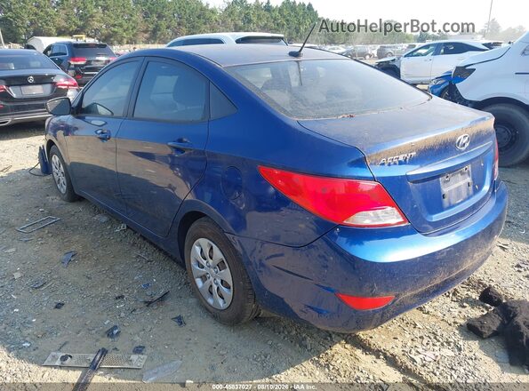 KMHCT4AE5GU004873 2016 HYUNDAI ACCENT Blue უკანა მარცხენა