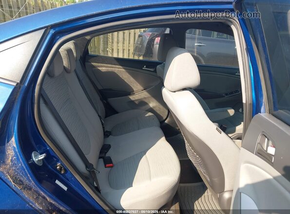 KMHCT4AE5GU004873 2016 HYUNDAI ACCENT Blue VIN კოდის სტიკერის ხედი