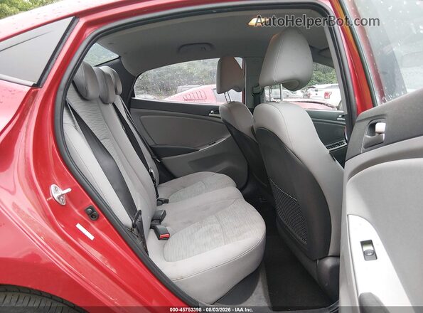 KMHCT4AE5GU072851 2016 HYUNDAI ACCENT Red Widok naklejki z numerem VIN