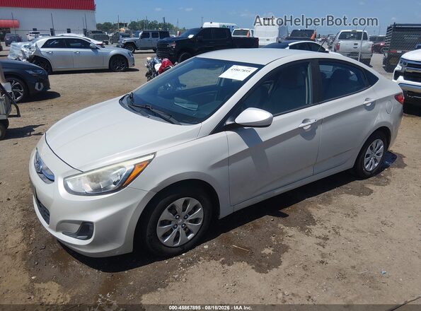 KMHCT4AE5GU090847 2016 HYUNDAI ACCENT Серый Передняя левая четверть