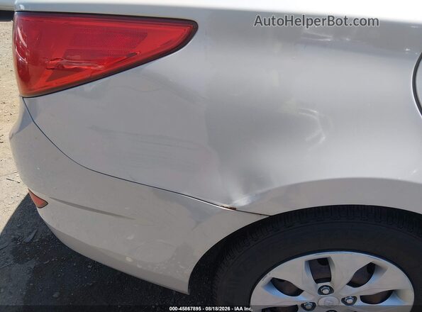 KMHCT4AE5GU090847 2016 HYUNDAI ACCENT Серый Вид спереди