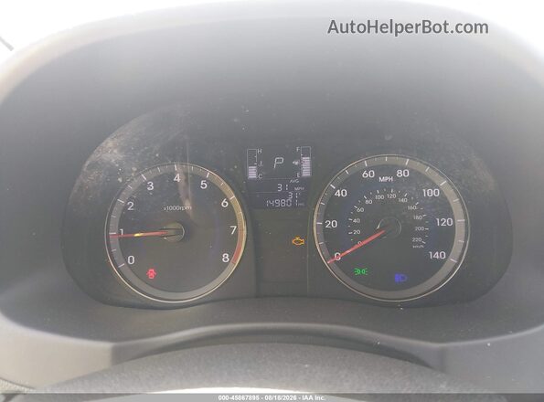 KMHCT4AE5GU090847 2016 HYUNDAI ACCENT Серый Вид задних сидений