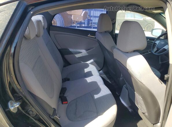 KMHCT4AE5GU093134 2016 HYUNDAI ACCENT Black Widok tylnych siedzeń