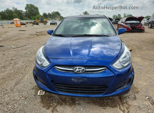KMHCT4AE5GU136290 2016 HYUNDAI ACCENT Blue Вид спереду