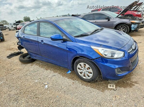 KMHCT4AE5GU136290 2016 HYUNDAI ACCENT Blue Передня права чверть