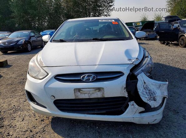 KMHCT4AE5GU137620 2016 HYUNDAI ACCENT White Front view