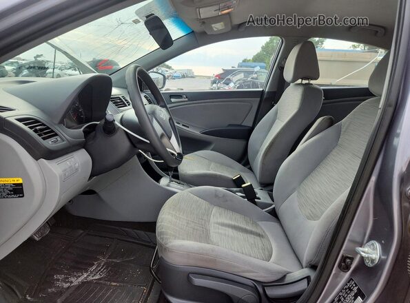 KMHCT4AE5GU941996 2016 HYUNDAI ACCENT Gray Vista interior delantera