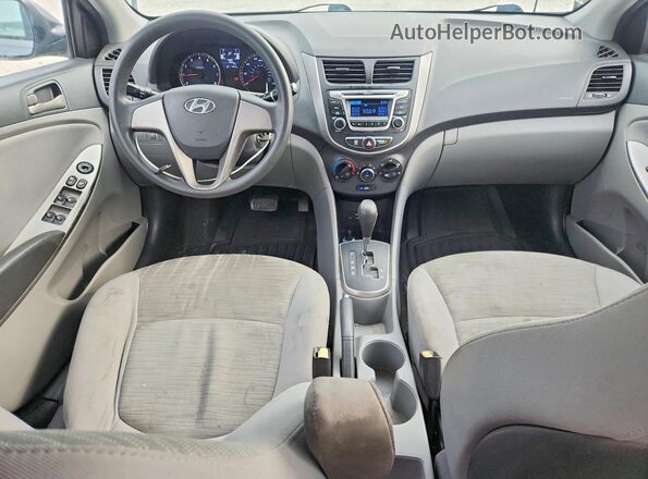 KMHCT4AE5GU941996 2016 HYUNDAI ACCENT Gray Vista del salpicadero