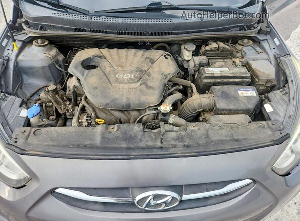 KMHCT4AE5GU941996 2016 HYUNDAI ACCENT Gray Vista interior trasera