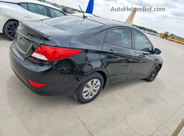 KMHCT4AE5HU222393 2017 HYUNDAI ACCENT Black Trasero derecho