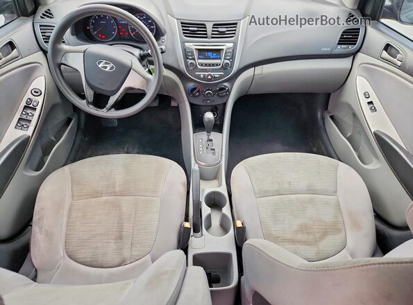 KMHCT4AE5HU222393 2017 HYUNDAI ACCENT Black Vista del salpicadero