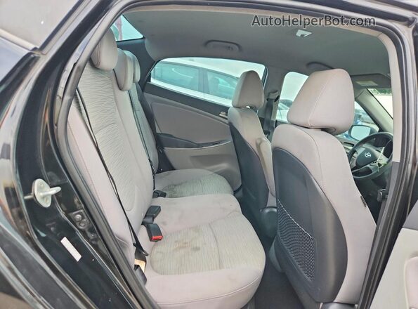 KMHCT4AE5HU222393 2017 HYUNDAI ACCENT Black Vista de los asientos traseros