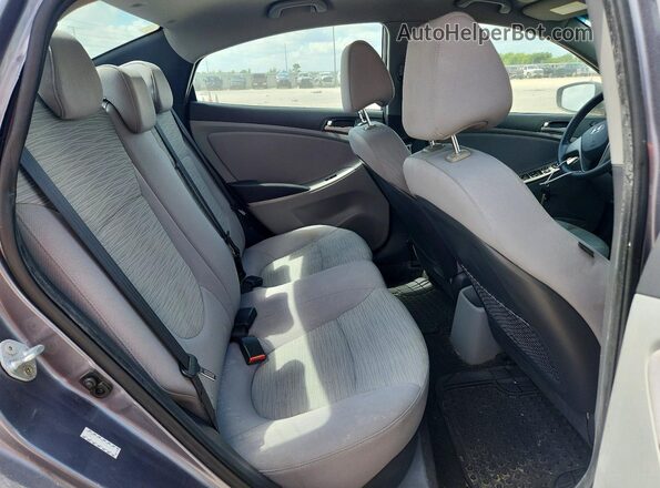 KMHCT4AE5HU222734 2017 HYUNDAI ACCENT Gray Вид задніх сидінь