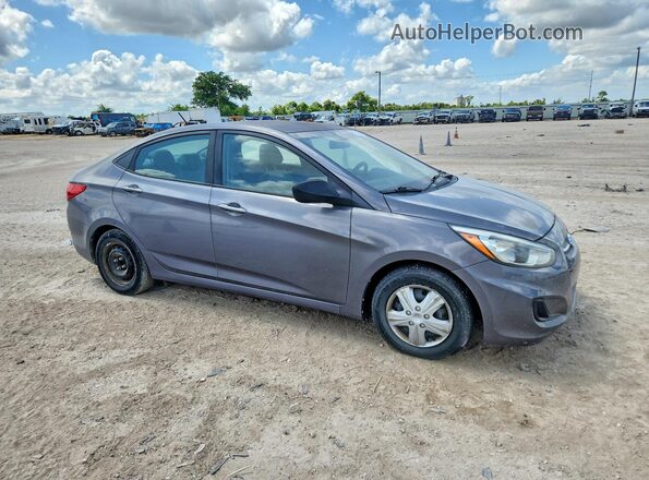 KMHCT4AE5HU222734 2017 HYUNDAI ACCENT Gray Передня права чверть