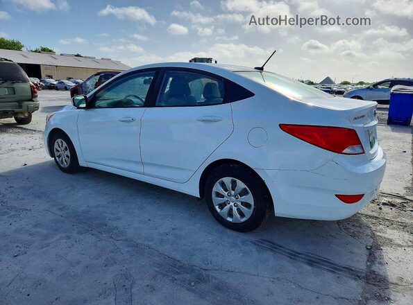 KMHCT4AE5HU242336 2017 HYUNDAI ACCENT White უკანა მარცხენა
