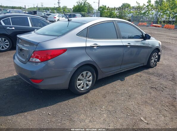 KMHCT4AE5HU273764 2017 HYUNDAI ACCENT Серый Задняя правая четверть
