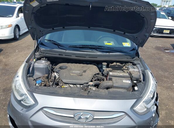 KMHCT4AE5HU273764 2017 HYUNDAI ACCENT Серый Вид сзади