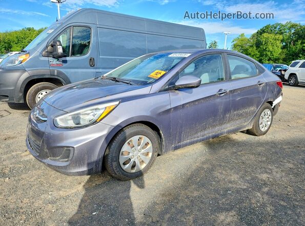 KMHCT4AE5HU283372 2017 HYUNDAI ACCENT Серый Задняя левая четверть