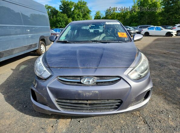 KMHCT4AE5HU283372 2017 HYUNDAI ACCENT Серый Вид салона спереди