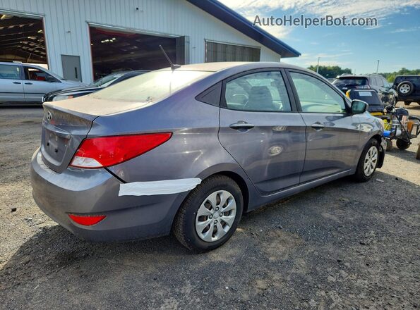 KMHCT4AE5HU283372 2017 HYUNDAI ACCENT Серый Передняя правая четверть