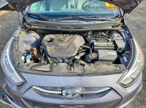 KMHCT4AE5HU283372 2017 HYUNDAI ACCENT Серый 