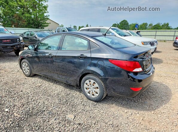 KMHCT4AE5HU287292 2017 HYUNDAI ACCENT Черный Задняя левая четверть