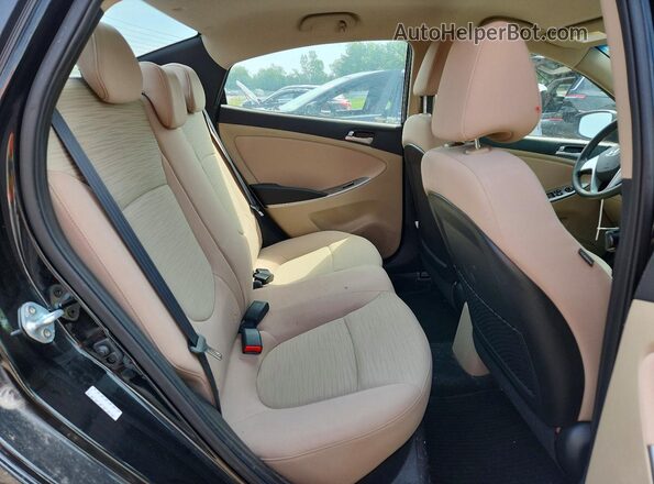 KMHCT4AE5HU287292 2017 HYUNDAI ACCENT Черный Вид задних сидений