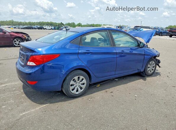 KMHCT4AE5HU332585 2017 HYUNDAI ACCENT Blue Rear right
