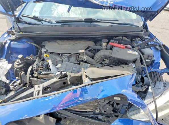 KMHCT4AE5HU332585 2017 HYUNDAI ACCENT Blue Rear interior view