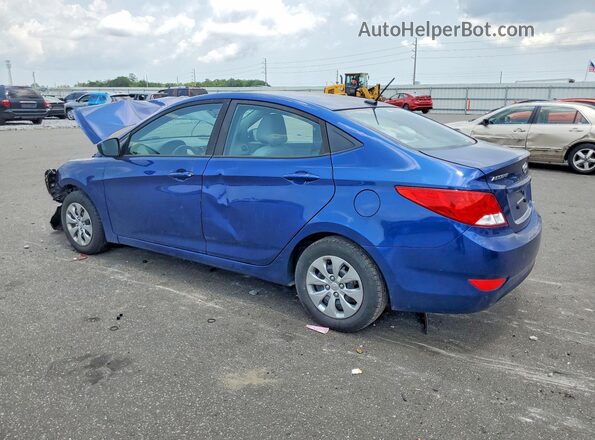KMHCT4AE5HU332585 2017 HYUNDAI ACCENT Blue Rear left