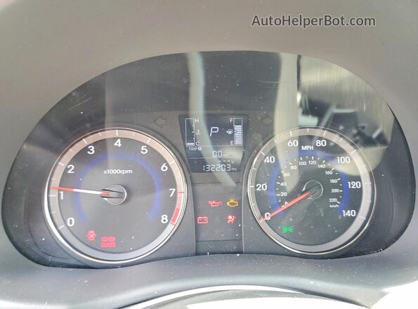KMHCT4AE5HU332585 2017 HYUNDAI ACCENT Blue Instrument cluster view