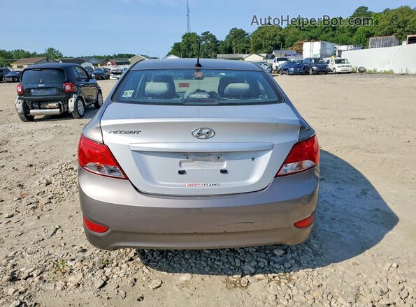 KMHCT4AE5HU390681 2017 HYUNDAI ACCENT Серый Вид сзади