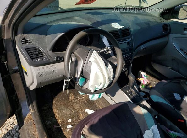 KMHCT4AE5HU390681 2017 HYUNDAI ACCENT Серый Вид панели приборов