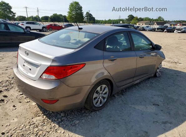 KMHCT4AE5HU390681 2017 HYUNDAI ACCENT Серый Задняя правая четверть
