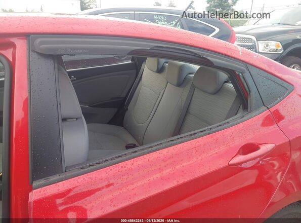 KMHCT4AE6GU061485 2016 HYUNDAI ACCENT Red Դիմացի տեսք