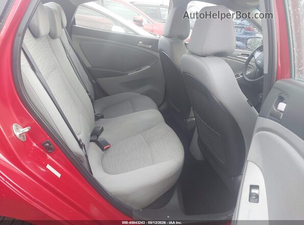 KMHCT4AE6GU061485 2016 HYUNDAI ACCENT Red VIN կոդի պիտակի տեսք
