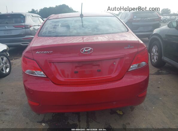KMHCT4AE6GU061485 2016 HYUNDAI ACCENT Red 