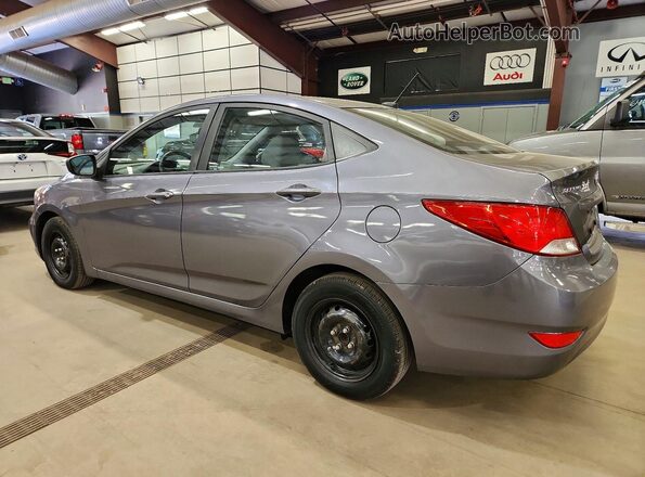 KMHCT4AE6GU955292 2016 HYUNDAI ACCENT Gray უკანა მარცხენა