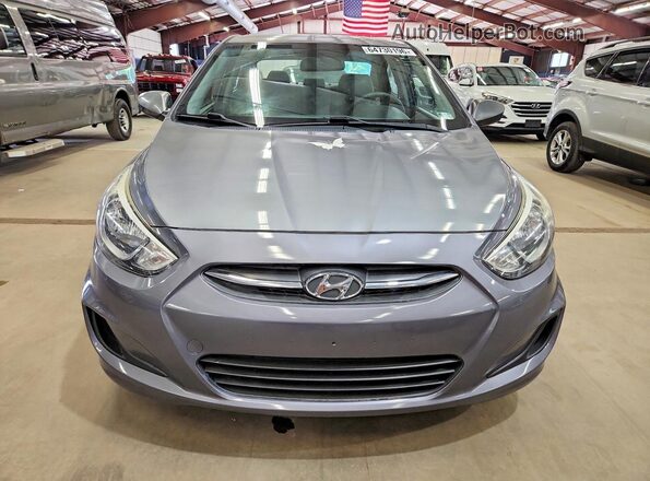 KMHCT4AE6GU955292 2016 HYUNDAI ACCENT Gray წინა ხედი