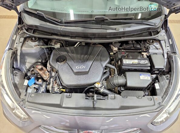 KMHCT4AE6GU955292 2016 HYUNDAI ACCENT Gray უკანა სალონის ხედი