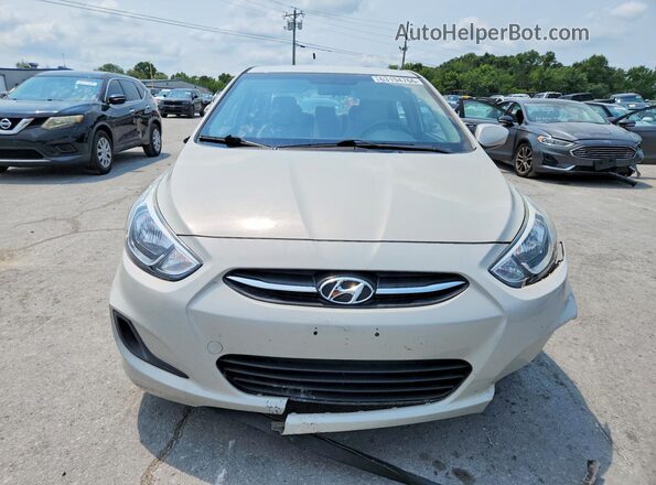KMHCT4AE6GU961397 2016 HYUNDAI ACCENT Бежевый Вид спереди