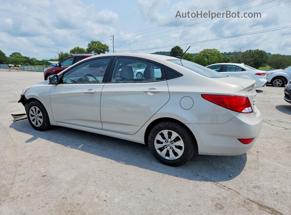 KMHCT4AE6GU961397 2016 HYUNDAI ACCENT Бежевый Задняя левая четверть