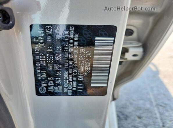 KMHCT4AE6GU961397 2016 HYUNDAI ACCENT Бежевый Вид подкапотного пространства