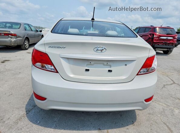KMHCT4AE6GU961397 2016 HYUNDAI ACCENT Бежевый Вид сзади
