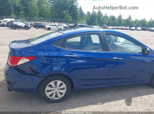 KMHCT4AE6GU991354 2016 HYUNDAI ACCENT Blue Դիմացի տեսք