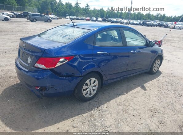 KMHCT4AE6GU991354 2016 HYUNDAI ACCENT Blue Հետևի աջ